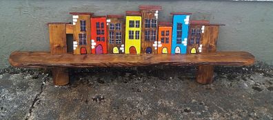 Rustic quirkytown floating shelf