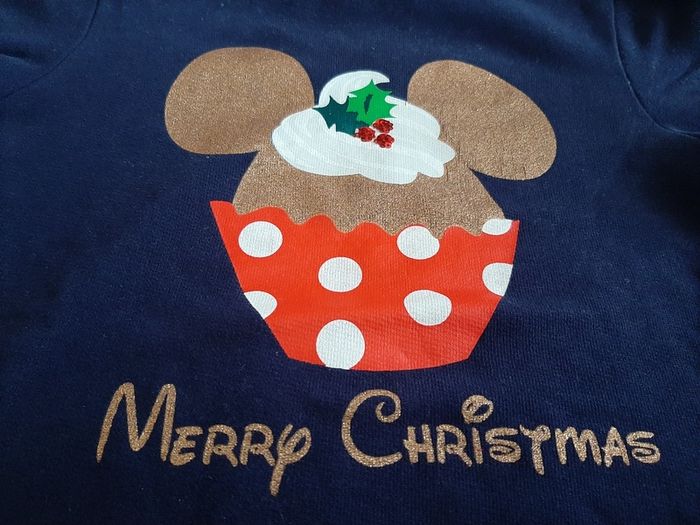 Girls Next Mini mouse christmas jumper 6-7yr