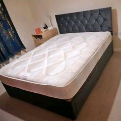 New Stylish single ,Double 4ft, 4ft6, King 5ft And 6ft Superking Sizes Divan Beds Instock. Drawers And Optional Tufted Mattresses Available. Free Delivery