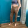 Gap brown ladies joggers. Size XS Image 2