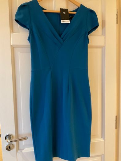 Beautiful brand new Dress Dorothy Perkins Petrol blue Uk 12