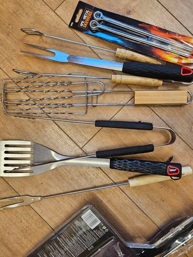 22-in-1 BBQ Tools Set Extra Thick Stainless Steel Grill Tool Set with Storage Bag, Premium Complete Outdoor BBQ Utensils Set Barbecue Accessories BBQ Kit for Men and Women Gift