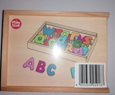 Playtive Wooden Magnetic Alphabet Letters