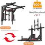 Multifunctional Wall Mounted Pull Up Bar/Chin Up bar,Dip Station for Indoor Home Gym Workout,Power Tower Set Image 2