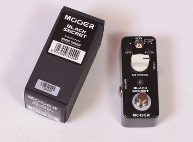 Guitar Distortion Pedal Mooer Black Secret
