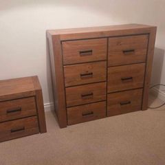 Chest of drawers and matching locker