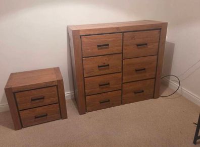 Chest of drawers and matching locker