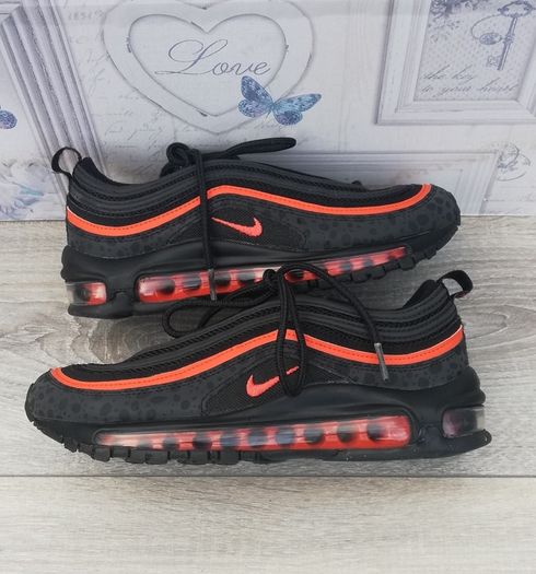 Nike air max 97 boys athletic trainers black size uk 4.. EUR 36.5