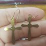 Vintage Cross Earrings Image 6