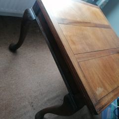 Antique Solid Wood Extending Dining Table in a Traditional Style