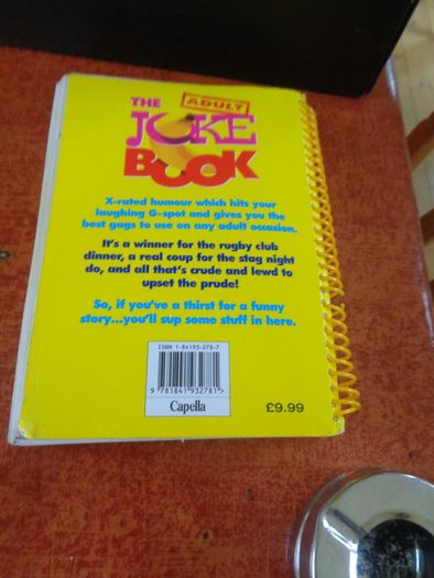 The Adult Joke Book by Johnny Sharpe