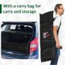 Set of 2 Football Goal Net 6 x 3 ft Foldable Outdoor Sport Training Teens Adults Soccer with Carrying Bag Black Image 5