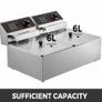 Deep Fryer 12L Electric Fryer 5000W Twin Basket Image 4