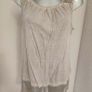 Flame beige lace vest top size L/XL UK16/18 EU44/46 Postage included Image 2