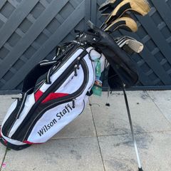 Complete Spalding Golf Club Set & Wilson Stand Bag