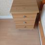Single bed pine headboard and locker Image 10