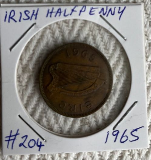 Irish Halfpenny 1965