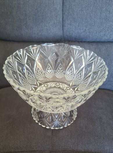 Pineapple Vintage Pedestal Bowl France
