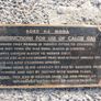 Brass name plate BORD NA MONA Image 2