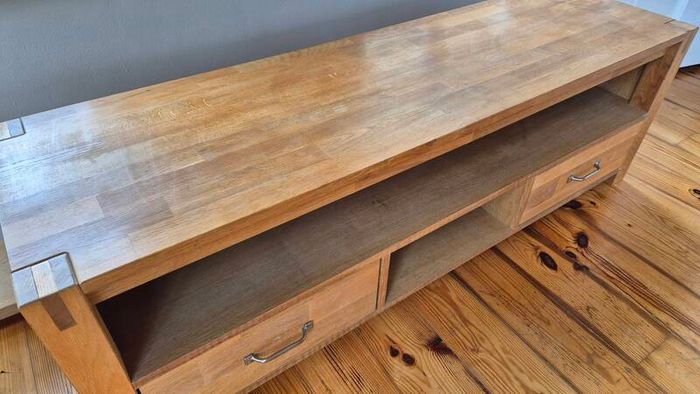 Solid Oak TV Unit - Media Stand - 140cm
