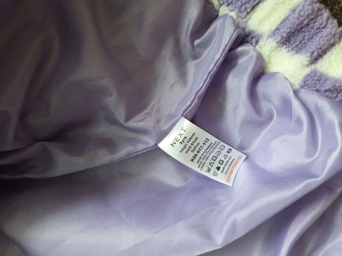 Next CHECKED - Fleece jacket - purple