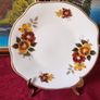 21 Piece Royal Tara Bone China Gold Gilt Red And Yellow Floral Tea Set For 6 Person Setting Made in Ireland Image 6