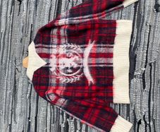 Tommy Hilfiger alpaca blend tartan Jumper Small
