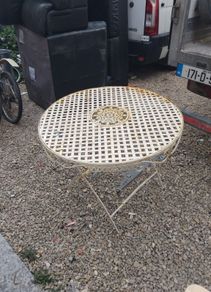vintage garden table