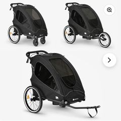 Luxury Bike Trailer 3-in-1 Stroller and Jogger - 1-Seater