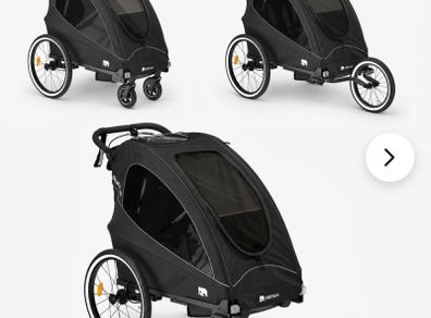 Luxury Bike Trailer 3-in-1 Stroller and Jogger - 1-Seater