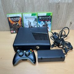 Xbox 360S 4GB Console Bundle + Controller + HDMI +Power+ 3 Games