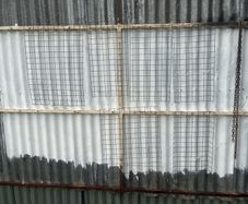 6 wire plant holders and 2 lawn plant protectors