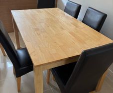 dining table and 6 chairs