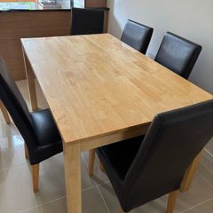dining table and 6 chairs