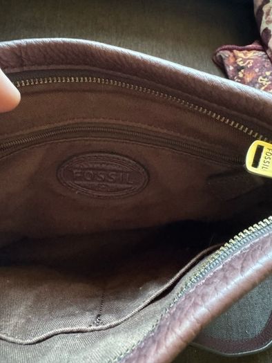 Fossil leather bag
