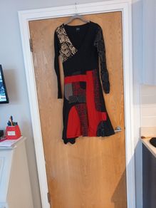 Desigual Black Dress.  S. M-12.