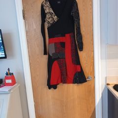 Desigual Black Dress.  S. M-12.