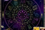 Witchy Calendar with Zodiac Signs &amp; Moon Phases - unique House Decoration