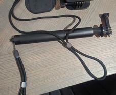 go pro hero 12, selfie stick and magnetic chest mount for go pro