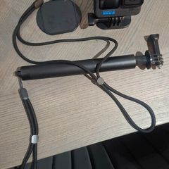 go pro hero 12, selfie stick and magnetic chest mount for go pro