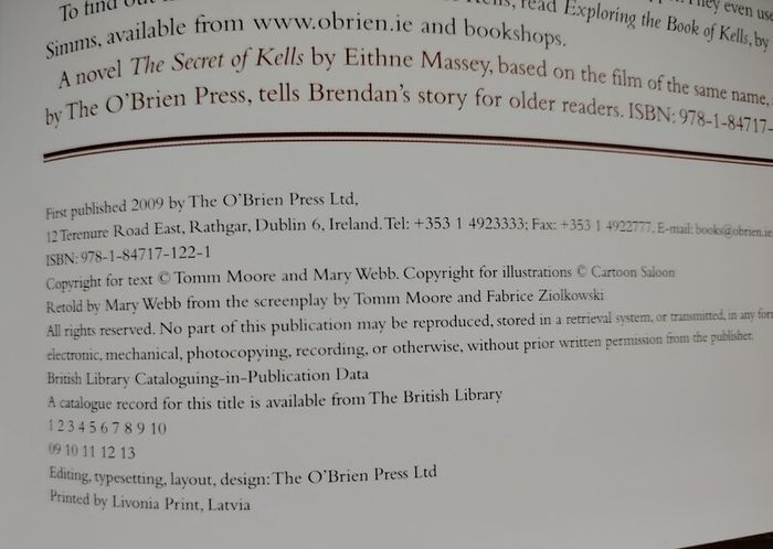 Irish Mythology & Animation Book Bundle  The Secret of Kells & Children of Lir