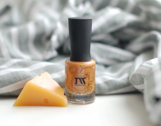 Nail polish Masura dark cheddar new