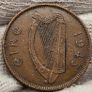 Ireland 1943 1/2d Halfpenny Image 2