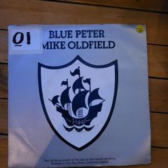 Mike Oldfield Blue Peter 7 inch Vinyl Single 1979