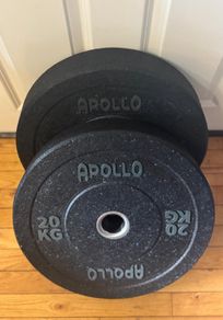 2 x 20KG Apollo Olympic Bumper Plates.
