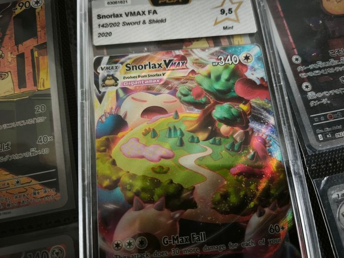 Snorlax VMAX ! from Sword & Shield Set ! PCA 9.5 ! Mint ! 2020 ! Pokemon Card ! Graded ! PSA !