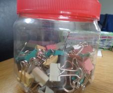 Office Depot Binder Clips x 56  for Sale