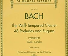 JS Bach The Well Tempered Clavier 48 Preludes and Fugues Schirmers Library of Musical Classics