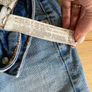 Hi -Rise Denim Shorts Image 8