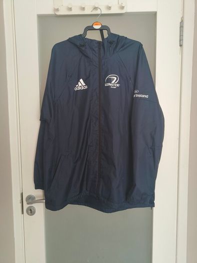Adidas Leinster Rugby navy rain jacket